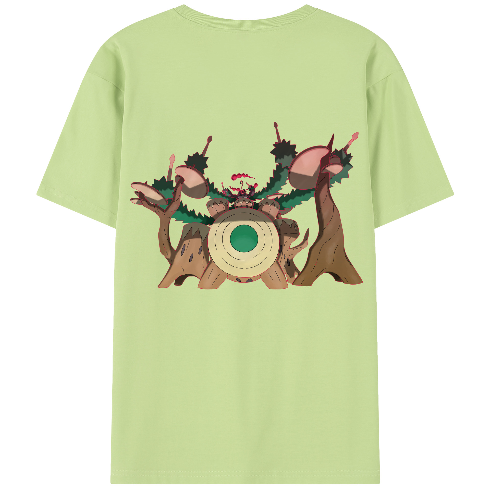 （画像用） ポケットモンスター Pokémon 綿100％半袖Tシャツ（背面プリント）